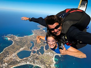 Skydiving experiences in Western Australia